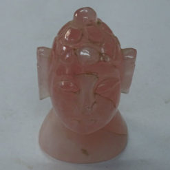 Rose Quartz Buddha Head