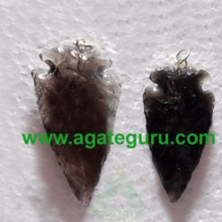 Black Glass Stone Arrowhead Pendant wholesale : Cheap arrowheads for sale