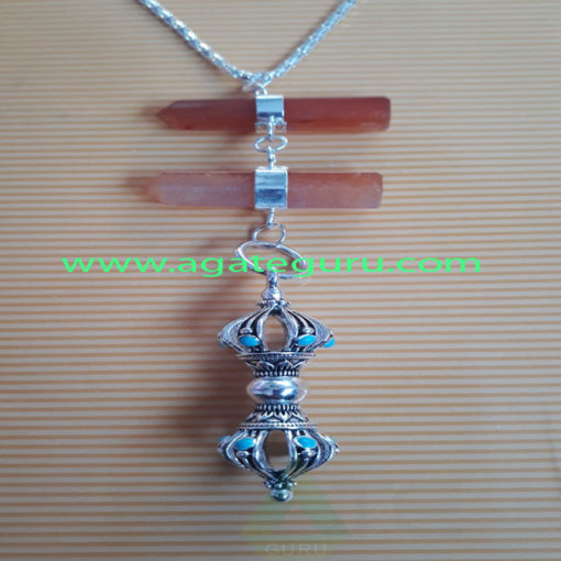 Crystal-Pencil-Pendent-With-Vajra