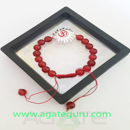 Red-Carnelin-Beads-Charm-Bracelet-With-Gift-Box