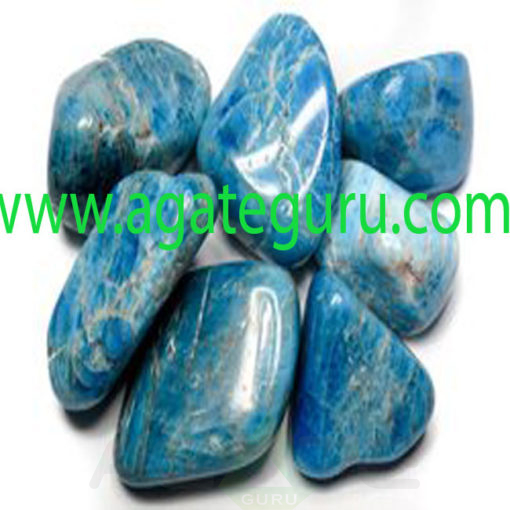 Apatite-Blue-tumbled-stones