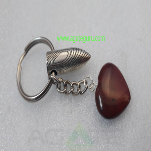 Bullet-with-jesper-Gemstone-Heart-Key-Ring
