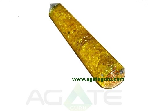 Yellow-Faceted-Orgone-Massa