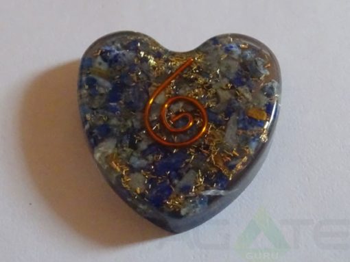 Lapis Lazuli Orgone Heart Pendent