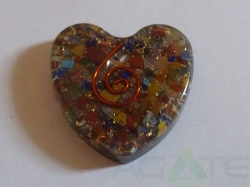 Mix Orgone Heart Pendent