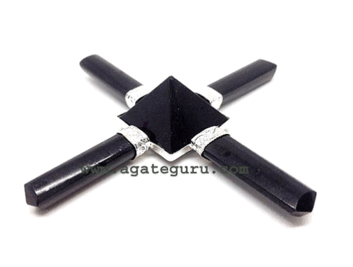 Black Tourmaline Pyramid Energy Generator with Black Toumaline pyramid, crystal healing