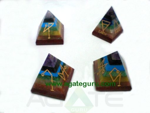 Bonded chakra Arch Angle Set pyramid