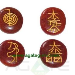 Red Jasper Reiki Oval Set