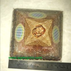 Flower Of Life Orgonite Pyramid