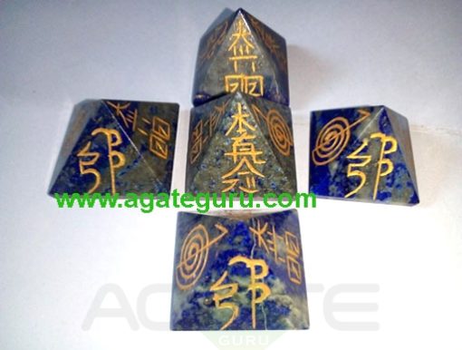 Lapis Lazuli Usui Reiki Pyramid : Wholesale Reiki sets